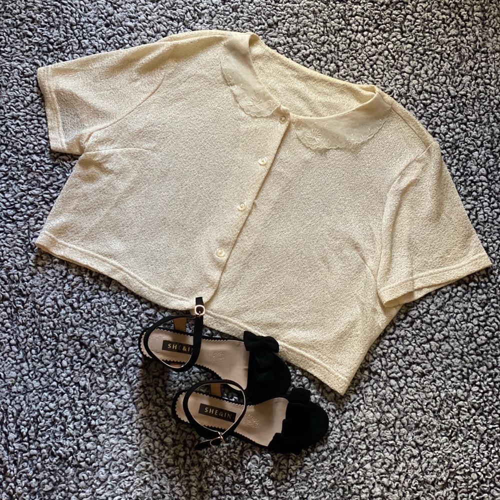 Cream Blouse